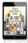 22 Faceless Digital Marketing MRR Products, Faceless Marketing, DFY, Master Resell Rights