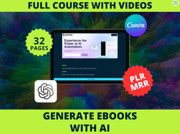 New Generate a complete eBook with AI, step-by-step Masterclass with videos - Image 8